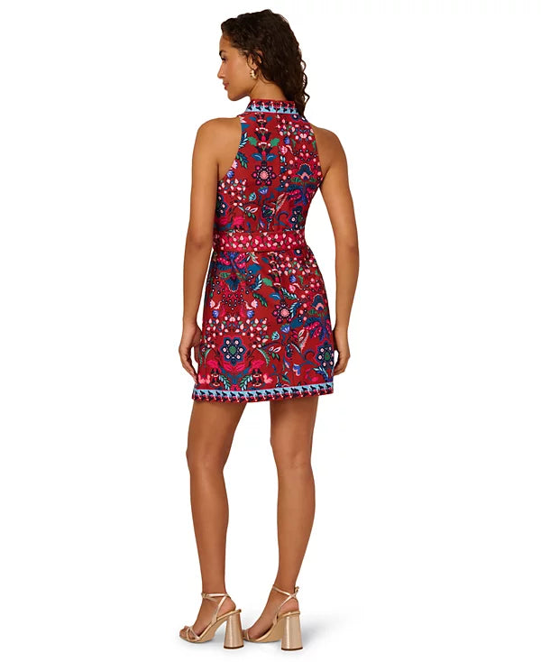 Adrianna Women's Sleeveless V-Neck Sheath Dress