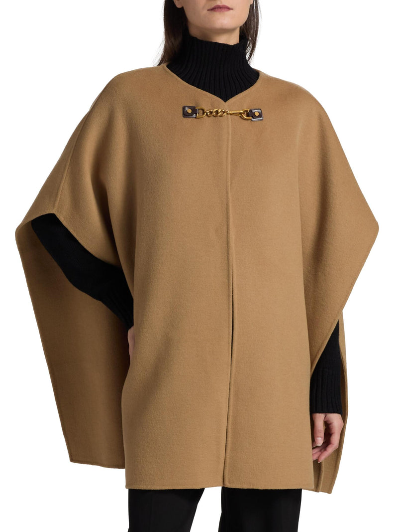 Michael Kors Double-Faced Wool Cape