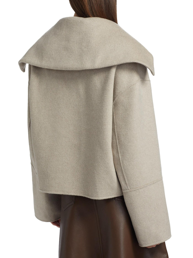 Nanushka Maxe Wool Knit Jacket
