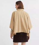 LOFT Twill Trench Cape