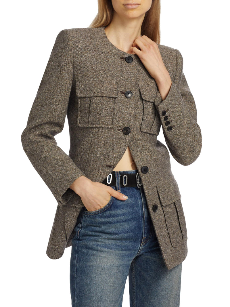 Nili Lotan Gabriella Wool-Blend Tweed Jacket
