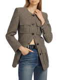 Nili Lotan Gabriella Wool-Blend Tweed Jacket