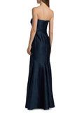 THEIA Harlow Jacquard Strapless Gown