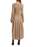 DH New York Meryl Pleated Maxi Dress