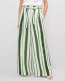 Ann Taylor The Tie Waist Wide-Leg Pant in Linen