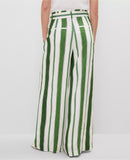 Ann Taylor The Tie Waist Wide-Leg Pant in Linen
