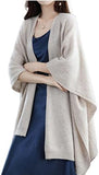 Ailaile Womens Merino Wool Oversized Cardigan