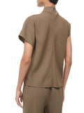 STAUD Davina Draped Top