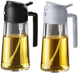 TrendPlain 2 in 1 Glass Oil Sprayer and Dispenser 470ml