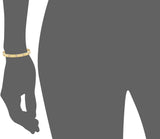 Stainless Steel Hinged Bangle Bracelet 18cm