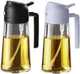 TrendPlain 2 in 1 Glass Oil Sprayer and Dispenser 470ml