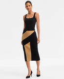 I.N.C. International Concepts Women's Asymmetric-Patchwork Skirt