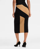 I.N.C. International Concepts Women's Asymmetric-Patchwork Skirt