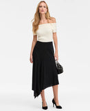I.N.C. International Concepts Women's Printed Asymmetrical Midi Skirt