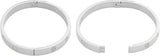 Stainless Steel Hinged Bangle Bracelet 18cm