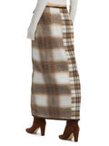 Toccin Casey Plaid Wrap Skirt