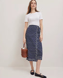 Ann Taylor Petite Weekend Collection Petaled Sarong Skirt