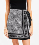 LOFT Deco Mini Wrap Skirt