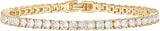 PAVOI 14K Gold Plated Cubic Zirconia Classic Tennis Bracelet