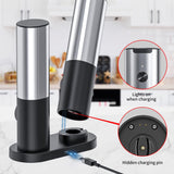 CIRCLE JOY Electric Rechargeable Salt and Pepper Grinder Set