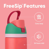 Owala FreeSip Insulated Stainless Steel Water Bottle with Straw for Sports and Travel 700ml