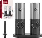 CIRCLE JOY Electric Rechargeable Salt and Pepper Grinder Set