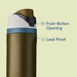 Owala FreeSip Insulated Stainless Steel Water Bottle with Straw for Sports and Travel 700ml
