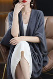 Ailaile Womens Merino Wool Oversized Cardigan