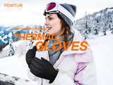 FEWTUR Waterproof Touchscreen Gloves for Winter Unisex