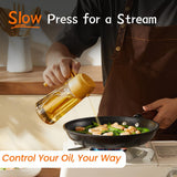 TrendPlain 2 in 1 Glass Oil Sprayer and Dispenser 470ml