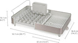 Joseph Joseph Steel Expandable Dish Drainer Rack With Removable Cutlery Holder