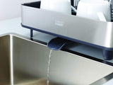 Joseph Joseph Steel Expandable Dish Drainer Rack With Removable Cutlery Holder