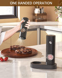 CIRCLE JOY Electric Rechargeable Salt and Pepper Grinder Set