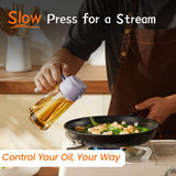 TrendPlain 2 in 1 Glass Oil Sprayer and Dispenser 470ml