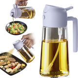 TrendPlain 2 in 1 Glass Oil Sprayer and Dispenser 470ml