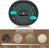 CIRCLE JOY Electric Rechargeable Salt and Pepper Grinder Set