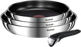 Tefal Ingenio Emotion Induction Non-Stick Stainless Steel 4 Piece Frypan Set