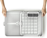 Joseph Joseph Steel Expandable Dish Drainer Rack With Removable Cutlery Holder