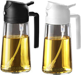 TrendPlain 2 in 1 Glass Oil Sprayer and Dispenser 470ml