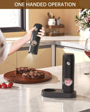 CIRCLE JOY Electric Rechargeable Salt and Pepper Grinder Set