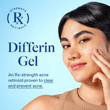 Differin 0.1% Adapalene Retinoid Pump Acne Treatment (90 Day Supply), 45 Gram
