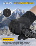 FEWTUR Waterproof Touchscreen Gloves for Winter Unisex