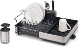 Joseph Joseph Steel Expandable Dish Drainer Rack With Removable Cutlery Holder