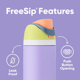 Owala FreeSip Insulated Stainless Steel Water Bottle with Straw for Sports and Travel 700ml