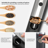CIRCLE JOY Electric Rechargeable Salt and Pepper Grinder Set
