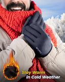 FEWTUR Waterproof Touchscreen Gloves for Winter Unisex