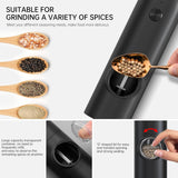 CIRCLE JOY Electric Rechargeable Salt and Pepper Grinder Set