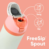 Owala FreeSip Insulated Stainless Steel Water Bottle with Straw for Sports and Travel 700ml