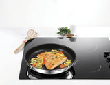 Tefal Ingenio Emotion Induction Non-Stick Stainless Steel 4 Piece Frypan Set