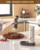 CIRCLE JOY Electric Rechargeable Salt and Pepper Grinder Set
